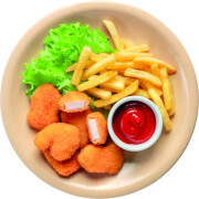 Chicken Nuggets with Chips